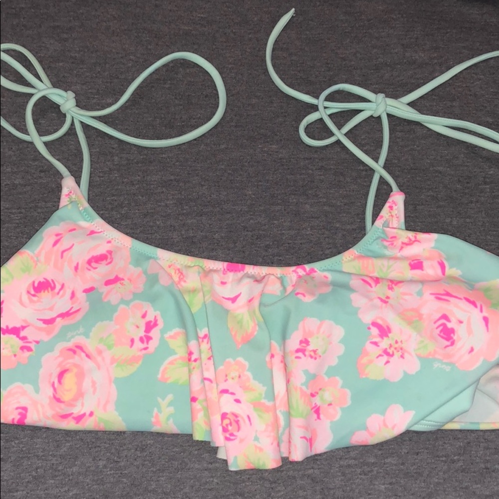 PINK bathing suit top